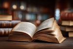 Image d'une pile de livres de droit ouverts, montrant des recherches sur les procédures administratives.