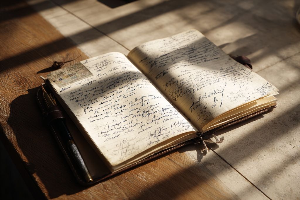 Bloc-notes avec notes sur les aspects juridiques des permis