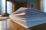 Documents empilés montrant les étapes pour gérer le silence administratif